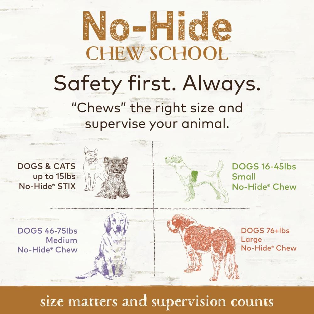 Earth Animal No-Hide Venison 10-pack Stix Dog & Cat Chews