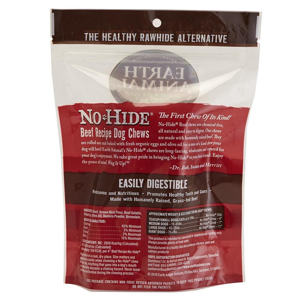 Earth Animal 2-Pack No-Hide Beef Chew Dog Treats